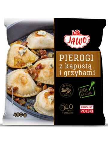 Jawo Pierogi Stuffed Mushroom-Sauerkraut Filling